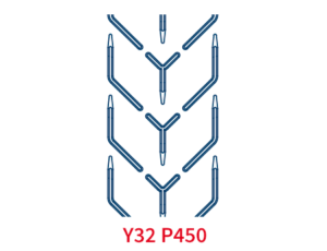 Conveyor Belts Profile Y32 P450 for inclined conveyors